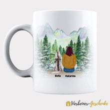 Lade das Bild in den Galerie-Viewer, Haustier Tasse Berglandschaft
